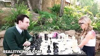 Nerdy teen Kali Roses gets fucked by a huge dick