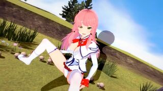 Hentai Flare Arlgrande fucking and sucking for the first time in POV