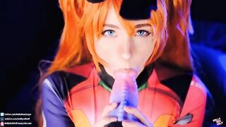 Asuka Langley-Short-haired beauty with a red head, fucks like a slut