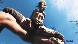 The guy has a huge dick, and Mia Bandini is passionate