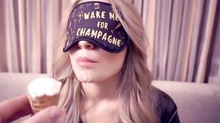 A beauty got lost and was fucked by a guy who cum in her mouth