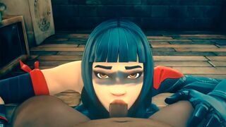 The best cumpilation with Fortnite girls who love to fuck - Blacked Style