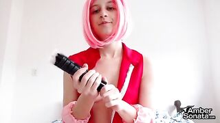 Sakura teaches you how to masturbate with her special instruction