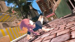 A date with the invisible girl in a special 3D setting