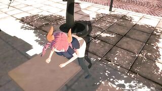 A date with the invisible girl in a special 3D setting