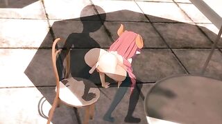 A date with the invisible girl in a special 3D setting
