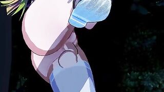 Blue Exorcist 3D anime with Shura Kirigakure in uncensored action