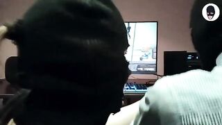 Sloppy deepthroat blowjob with intense oral creampie in 60fps
