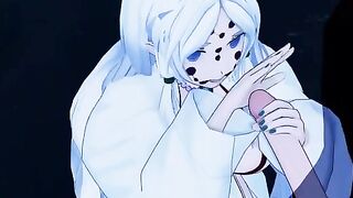 The third part of Spider Demon from Demon Slayer in 3D hentai
