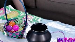 Step-sis hides an egg and offers a special power secret to whoever finds it