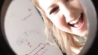 Sunny Lane is a professional in the art of making blowjobs, or giving blowjobs