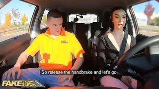 Fake Driving School Instructor Cheats with Hot Student Babe