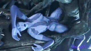 Cortana is being fucked by everyone in this wild scene