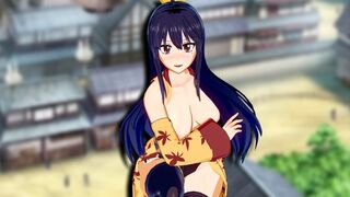 Edens Zero animated porn with Homura Kougetsu’s uncensored scene