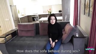 A hot girl realtor cheats on her husband with a client in 4K