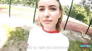 A girl is fucking with a teacher to get a good mark in this hot xxx scene