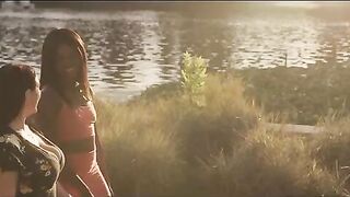 Passionate lesbian sex with the stunning Ana Foxxx and busty Angela White in HD