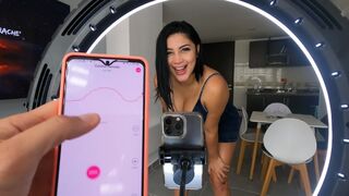 Public masturbation challenge with sexy babe Martina Smith