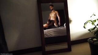 A surprise wet blowjob with a gorgeous girl and cum on her boobs