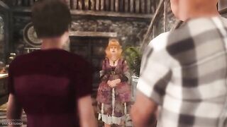 Harry Potter has a steamy encounter with a seductive stepsister in this 3D hentai