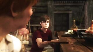 Harry Potter has a steamy encounter with a seductive stepsister in this 3D hentai