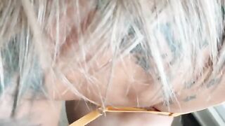 The best doggy style sex with a crazy, blue-eyed girl