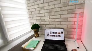 A stepson got caught jerking off with his stepmom's photos