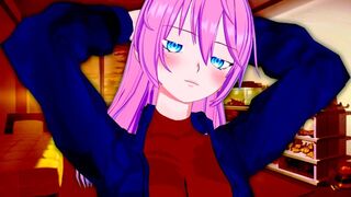 Shikimori Micchon gets her pussy filled with cock in this hot hentai scene