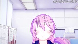 Shikimori Micchon gets her pussy filled with cock in this hot hentai scene