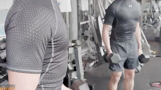 Accidental sex with a personal trainer after gym workouts