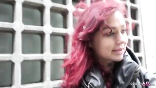 Redhead college teen Ria Red gets fucked by German scout