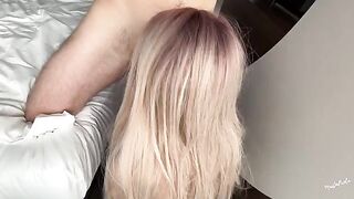 The guy came too early, but he brought his girlfriend to orgasm after ejaculation