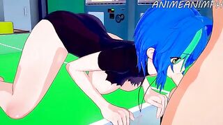High School DxD Xenovia Quarta gets her pussy filled with cum in this hot hentai