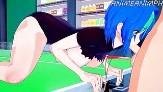 High School DxD Xenovia Quarta gets her pussy filled with cum in this hot hentai