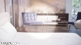 Beautiful masseuse Voluptuous Kayley gives a sensual sex massage