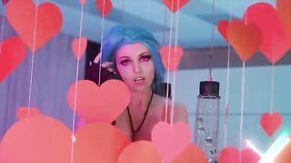 Only anal sex for the naughty Jinx Valentine edition, featuring intense close-ups and solo action