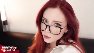 A secretary gets fucked hard by her boss in his office