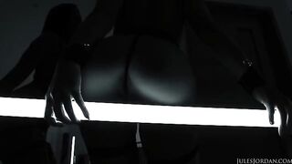 Adriana Chechik gets her asshole gapped in the chamber