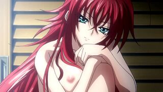 Rias welcomes her new servant - a hot hentai JOI scene