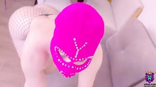 Amateur girl with a thick ass fucked deeply in her ass by a big dick