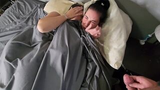 Two girls make out after wetting their panties with piss