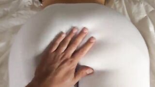 Pervert stepbrother fucked his stepsister with a big ass