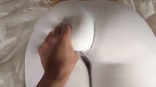 Pervert stepbrother fucked his stepsister with a big ass