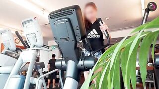 Fitness girl has sex after her workout session