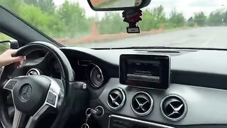 An Italian girl buys a used car and fucks the seller