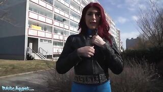 Public Agent Fucked Redhead Tourist Brit in Hotel for Cash