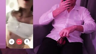 Guy couldn't hold cum and his girlfriend cheated on him