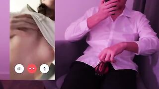 Guy couldn't hold cum and his girlfriend cheated on him