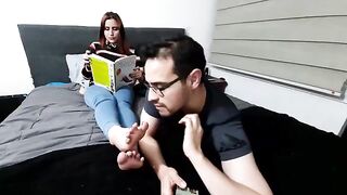 My men have a foot fetish, they love feet in a special way