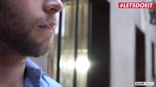 Two hot chicks seduced the guard in a prison, getting fucked hard